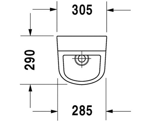 Писсуар Duravit D-code 0829300000 Белый
