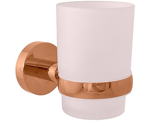 Стакан для зубных щеток Rav Slezak Colorado COA0201ZRK Розовый золотистый крацованный