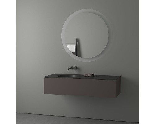 Зеркало Evoform Ledshine d100 с подсветкой 25.5 W - без выключателя - нейтральный белый свет