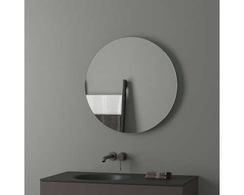 Зеркало Evoform Ledshine d70 с подсветкой 18 W - без выключателя - нейтральный белый свет