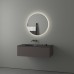Зеркало Evoform Ledshine d70 с подсветкой 18 W - без выключателя - нейтральный белый свет