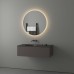 Зеркало Evoform Ledshine d80 с подсветкой 21 W - сенсорный выключатель - теплый белый свет