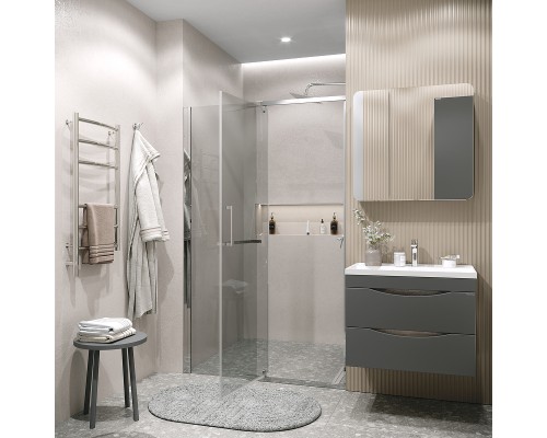 Душевая дверь Grossman Pragma 100 100.K33.03.100.10.00 профиль Хром стекло прозрачное