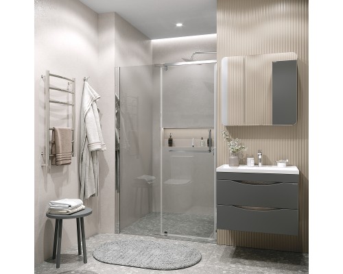 Душевая дверь Grossman Pragma 120 100.K33.03.120.10.00 профиль Хром стекло прозрачное