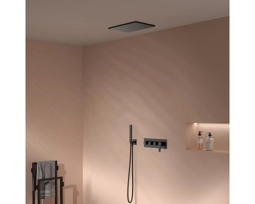 Душевая система Teska Euro X EX3680 Черный матовый