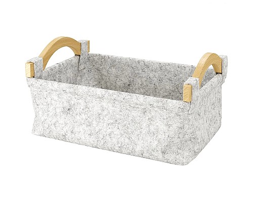 Корзина для аксессуаров WasserKRAFT Aula WB-110-L Серая