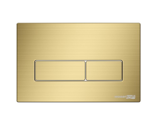 Смывной бачок WasserKRAFT Aller 10TLT.031.ME.MG03 для унитаза с клавишей смыва Золото матовое