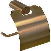 Держатель туалетной бумаги Remer Lounge LN60VO с крышкой Бронза