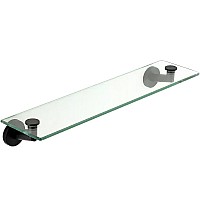 Стеклянная полка Remer Guest GS20NO Черная матовая