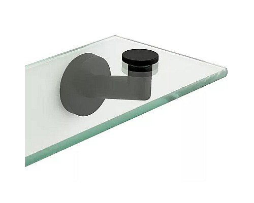 Стеклянная полка Remer Guest GS20NO Черная матовая