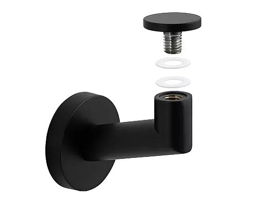 Стеклянная полка Remer Guest GS20NO Черная матовая