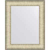 Зеркало Evoform Definite 50х40 BY 7614 в багетной раме - Брашированное серебро 59 мм