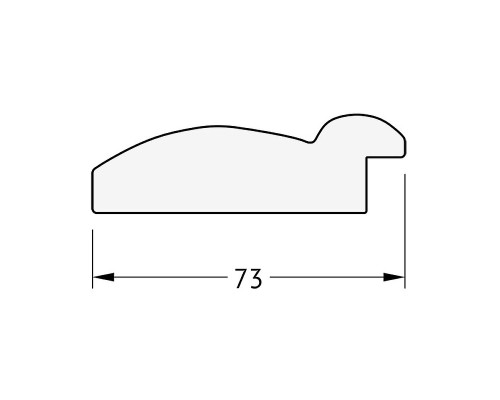 Зеркало Evoform Octagon 54х54 BY 3667 в багетной раме - Серебряный бамбук 73 мм