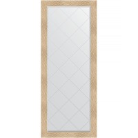 Зеркало Evoform Exclusive-G Floor 201х81 с гравировкой в багетной раме - Золотые дюны 90 мм