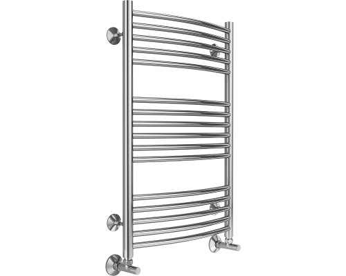 Водяной полотенцесушитель Terminus Классик П16 500x800 4670078529596 Хром, нижнее подключение, G 1/2" ВР, с угловым соединением