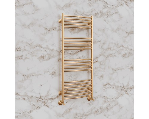 Водяной полотенцесушитель Terminus Классик П16 500x800 4670078529596 Хром, нижнее подключение, G 1/2" ВР, с угловым соединением