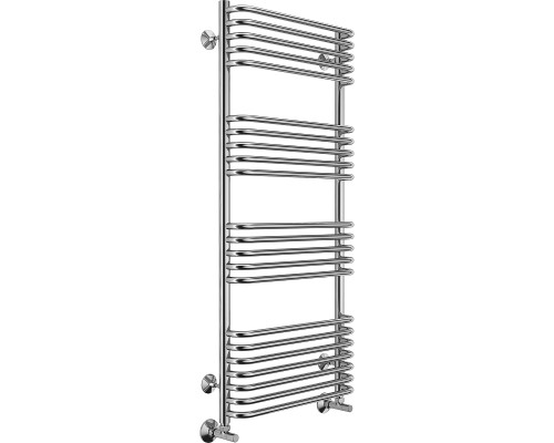 Водяной полотенцесушитель Terminus Стандарт П20 500x1000 4670078529800 Хром, нижнее подключение, G 1/2" ВР, с угловым соединением