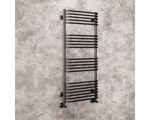 Водяной полотенцесушитель Terminus Стандарт П20 500x1000 4670078529800 Хром, нижнее подключение, G 1/2" ВР, с угловым соединением