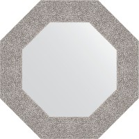 Зеркало Evoform Octagon 57х57 BY 3802 в багетной раме - Чеканка серебряная 90 мм