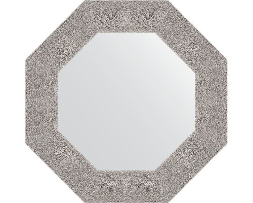 Зеркало Evoform Octagon 57х57 BY 3802 в багетной раме - Чеканка серебряная 90 мм