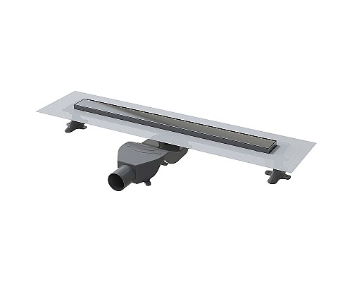 Душевой лоток Boheme Premium Linear 60 982-60-GM с решеткой Оружейная сталь Душевой лоток Boheme Premium Linear 60 982-60-GM с решеткой Оружейная сталь
