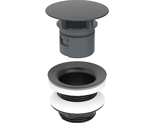 Донный клапан Geberit 152.050.14.1 Черный матовый