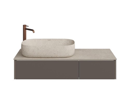 Тумба под раковину Kerama Marazzi Magica 120 MA.120.2\EGR.M подвесная Вечерний серый матовый