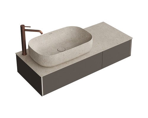 Тумба под раковину Kerama Marazzi Magica 120 MA.120.2\EGR.M подвесная Вечерний серый матовый