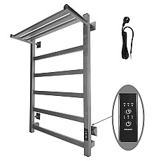 Электрический полотенцесушитель Altasan ПарусПроф 80х50 ПарусПроф8050ПГ с полкой Графит