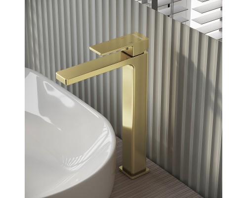 Смеситель для раковины Grossman Style 520.K35.05.320 Золото брашированное