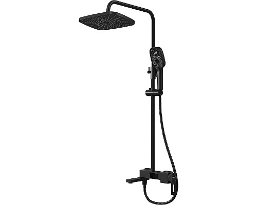 Душевая система Grossman Pragma 500.K35.03.210 Черная матовая