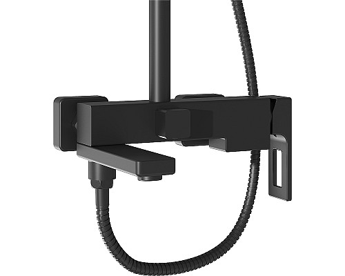 Душевая система Grossman Pragma 500.K35.03.210 Черная матовая