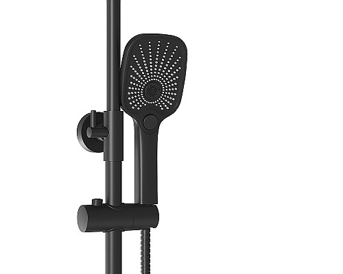 Душевая система Grossman Pragma 500.K35.03.210 Черная матовая