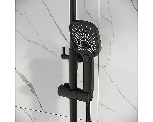 Душевая система Grossman Pragma 500.K35.03.210 Черная матовая