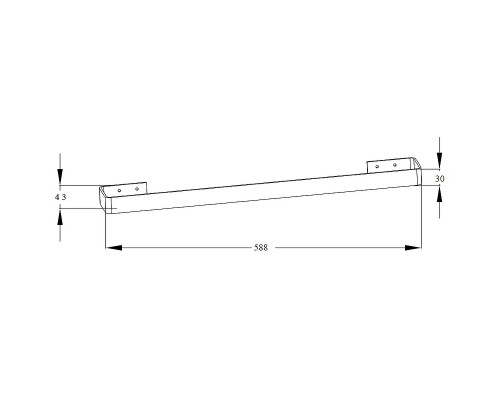 Полотенцедержатель Boch Mann CR-D01-02MB BM10670 Черный матовый