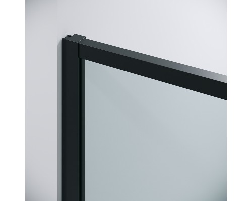 Душевая стенка Grossman Galaxy 80 200.K33.01.80.21.00 профиль Черный матовый стекло прозрачное
