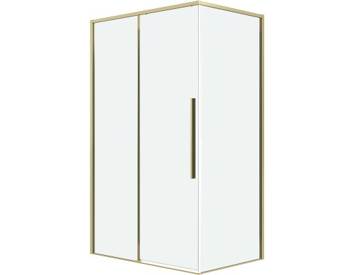 Душевая стенка Grossman Galaxy 80 200.K33.01.80.32.00 профиль Золото сатин стекло прозрачное