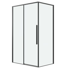 Душевой уголок Grossman Galaxy 130х80 профиль Черный матовый стекло прозрачное