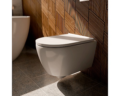 Комплект унитаза с инсталляцией Aquatek Set Aquatek Поларис-025 4в1 с сиденьем Микролифт и Черной матовой клавишей смыва