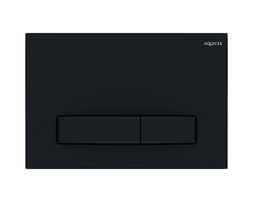 Комплект унитаза с инсталляцией Aquatek Set Aquatek Поларис-025 4в1 с сиденьем Микролифт и Черной матовой клавишей смыва