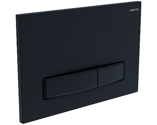 Комплект унитаза с инсталляцией Aquatek Set Aquatek Поларис-025 4в1 с сиденьем Микролифт и Черной матовой клавишей смыва