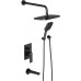 Душевая система Damixa Gala 953510300 Черная матовая