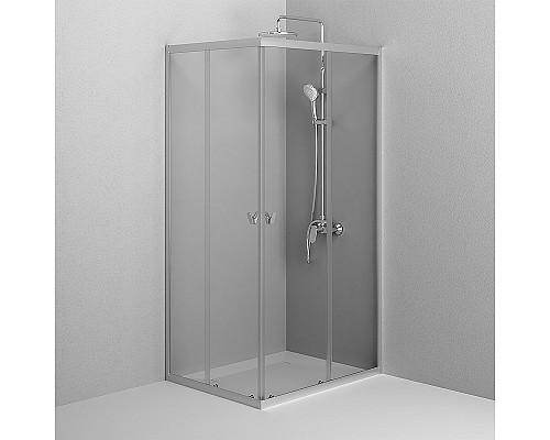 Душевой уголок AM.PM Sunny 100х80 W87G-403-10080-MT профиль Хром матовый стекло прозрачное