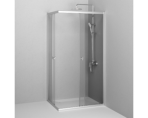 Душевой уголок AM.PM Sunny 100х80 W87G-403-10080-MT профиль Хром матовый стекло прозрачное