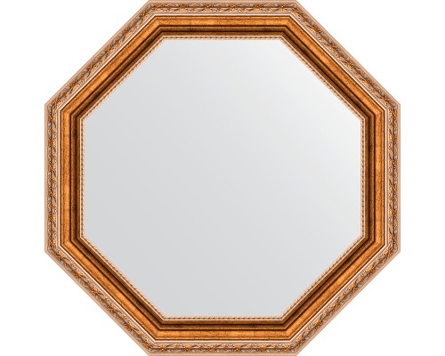 Зеркало Evoform Octagon 57х57 BY 3989 в багетной раме - Версаль бронза 64 мм