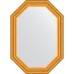 Зеркало Evoform Octagon 52х72 BY 7081 в багетной раме - Состаренное золото 67 мм
