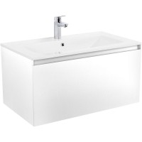 Тумба под раковину Art&Max Latina 80 AM-Latina-800-1C-SO-BM подвесная Белая матовая