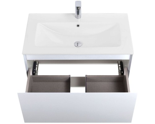 Тумба под раковину Art&Max Latina 80 AM-Latina-800-1C-SO-BM подвесная Белая матовая