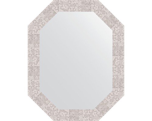 Зеркало Evoform Octagon 57x72 BY 7098 в багетной раме - Соты алюминий 70 мм