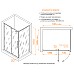 Душевой уголок RGW Classic CL-046B 120x90 350904629-14 профиль Черный матовый стекло прозрачное
